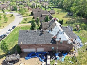 House repair on the hot weather