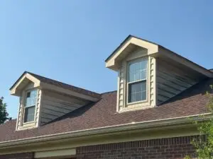 Roof with 2 windows